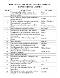 Departmental Library - Production Engineering