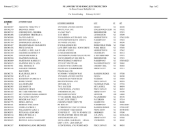 Page 1 of 2 In-House Counsel Ineligible List February 02, 2015 NJ