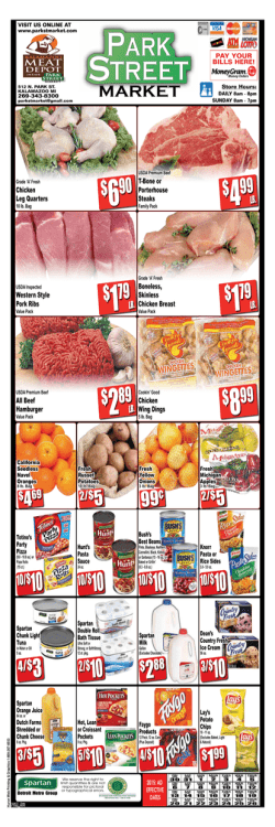 Weekly Ad - Park Street Market