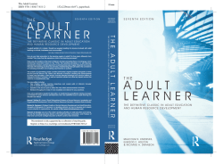 A DULT LEARNER