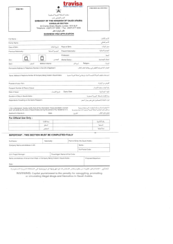 Travisa Visa Service - Saudi Arabia Business Visa Application