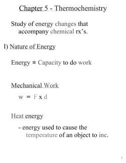 Chapter 5 - Thermochemistry