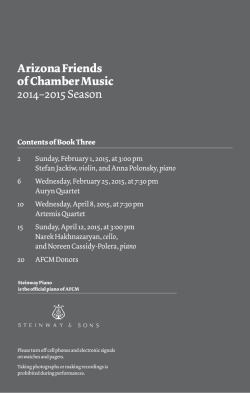 here - Arizona Friends of Chamber Music