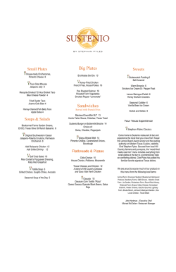 View our lunch menu