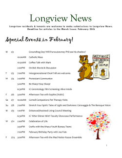 February 2015 Longview News