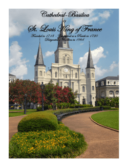 Weekly Bulletin - St. Louis Cathedral