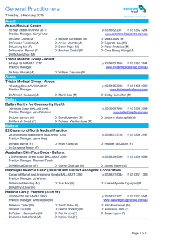 List of general practitioners