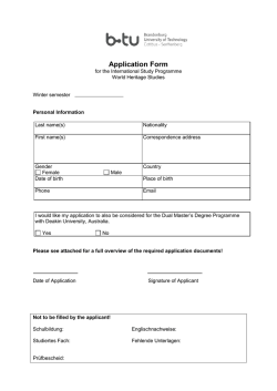WHS application form (signed) - WWW-Docs for TU