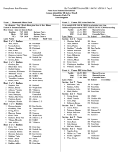 Heat Sheets