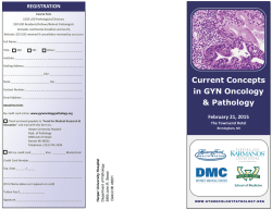 Download our Brochure - gynoncologypathology.org