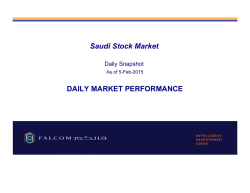 Saudi Market Daily