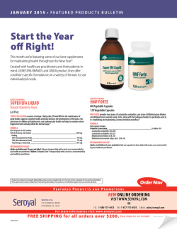 Start the Year off Right!