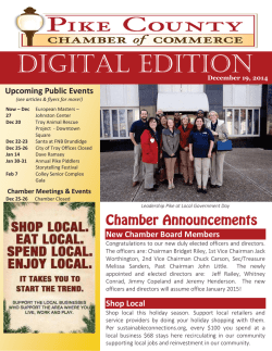 DIGITAL EDITION - Pike County Chamber of Commerce