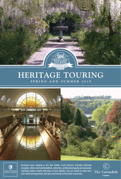 Heritage Touring Booking Form