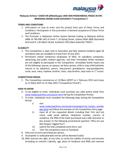 Terms and Conditions