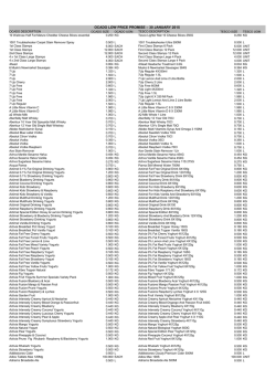 OCADO LOW PRICE PROMISE &ndash; 30 JANUARY 2015
