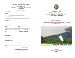 Program Bulletin - National Water Academy