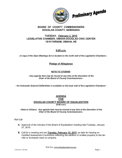 February 3, 2015 - Douglas County Clerk/Comptroller