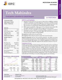 Tech Mahindra - Business Standard