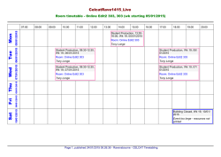 Open PDF Timetable