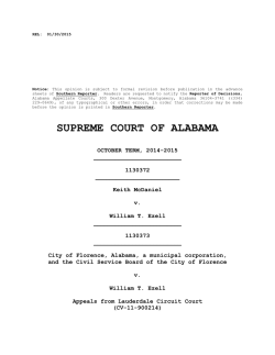 McDaniel v. Ezell - Alabama Appellate Watch