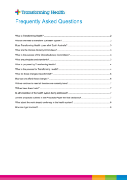 Frequently Asked Questions (PDF 541KB)