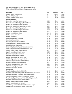 Sale runs from January 31, 2015 to February 27