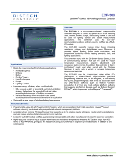 ECP-300 - Distech Controls