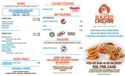 Menu - nakedchickenco.com