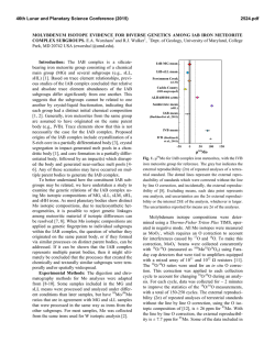 Molybdenum Isotope Evidence for Diverse Genetics Among IAB Iron