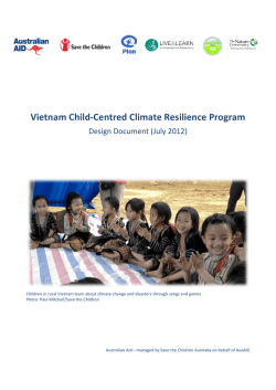 Vietnam(Child-Centred(Climate(Resilience(Program(