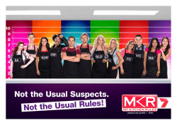 MKR 2015 Media Kit
