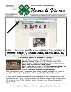 Download Newsletter - UC Cooperative Extension