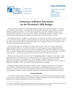 PDF of this statement - Center on Budget and Policy Priorities