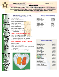 Red Line 6-page Newsletter