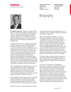 Taylor Lawrence bio Jan 2015