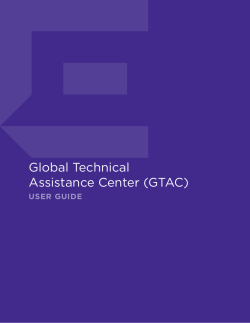 Global Technical Assistance Center (GTAC)