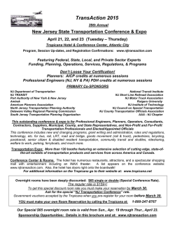 TA Conference Brochure - TransAction Conference