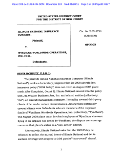 Case 2:09-cv-01724-KM-SCM Document 224 Filed 01/28/15 Page 1