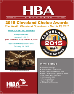2015 Cleveland Choice Awards