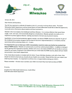 Measles U.S. Outbreak Information