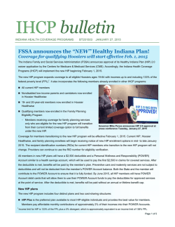 BT201503 - Indiana Medicaid