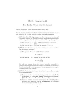 CS412: Homework #1