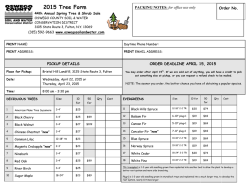 2015 Tree Form - Oswego County Soil and Water
