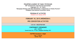Program at a Glance