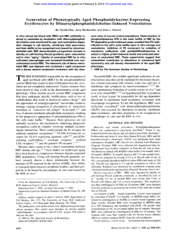 Erythrocytes by Dilauroylphosphatidylcholine-Induced