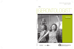 Front Matter (PDF) - The Gerontologist