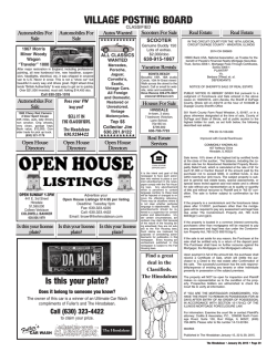 Open House Directory Open House Directory