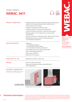 WEBAC® 5611 - Webac Chemie GmbH