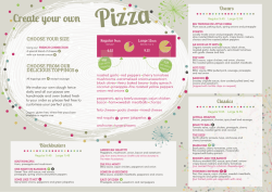 View PDF file - The Pizza Cafe